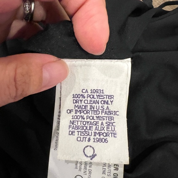 Vintage fairy core asymmetrical strap and hem black with pink floral midi dress - Picture 8 of 10